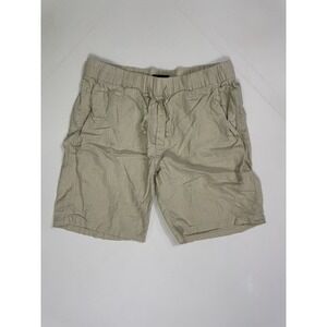 Magaschoni Man Small Linen Drawstring Shorts Lounge Lightweight Coastal Pockets